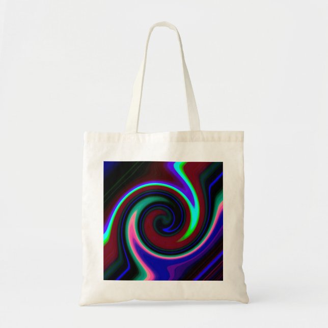 Bolsa Tote Swirl Retro Neon (Frente)