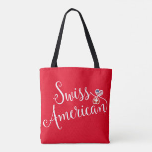 Bolsa Tote SWis American Entwined Hearts