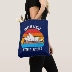 Bolsa Tote Sydney Opera House Austrália Férias Azul