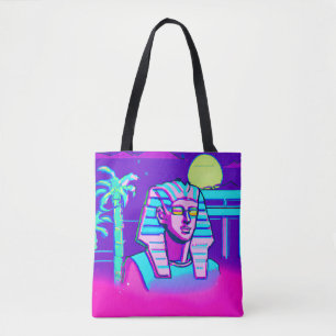 Bolsa Tote Synthwave Pharaoh