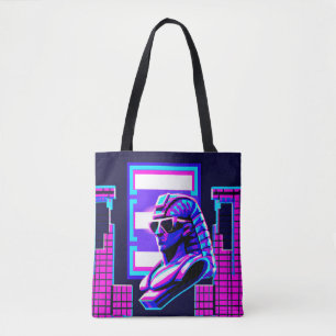 Bolsa Tote Synthwave Pharaoh