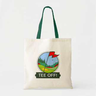 Bolsa Tote T fora! Motivo Golfing