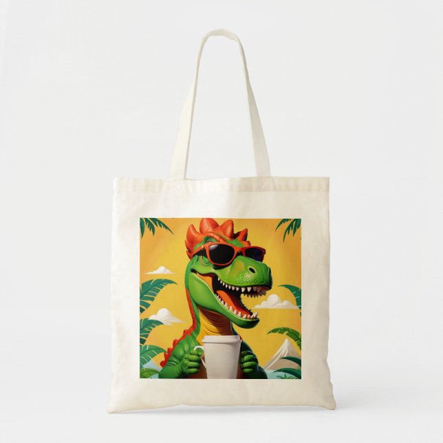 Bolsa Tote T-Rex Dinossaur Engraçado (Frente)
