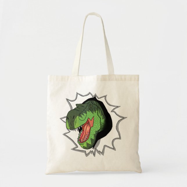 Bolsa Tote T-Rex que rebenta fora de (Frente)