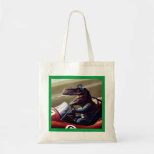 Bolsa Tote T Rex Racecar