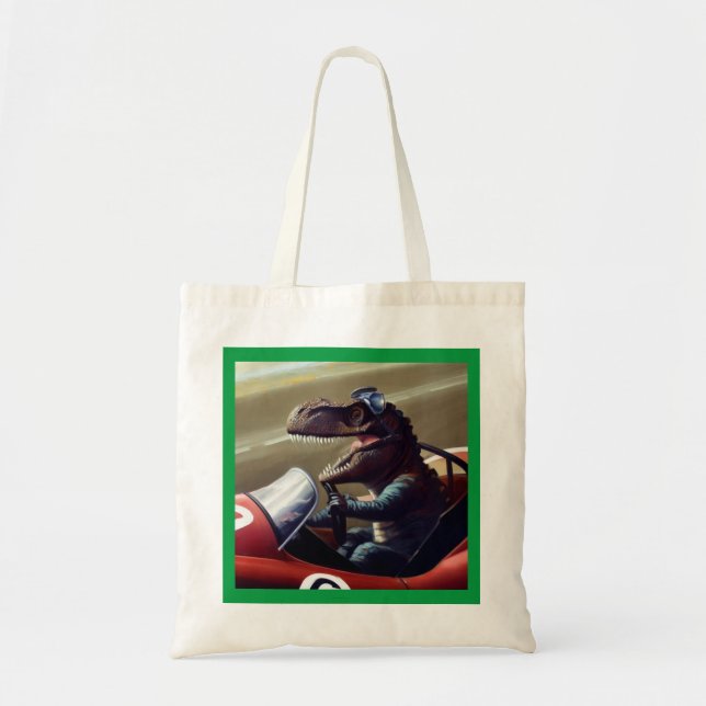 Bolsa Tote T Rex Racecar (Frente)
