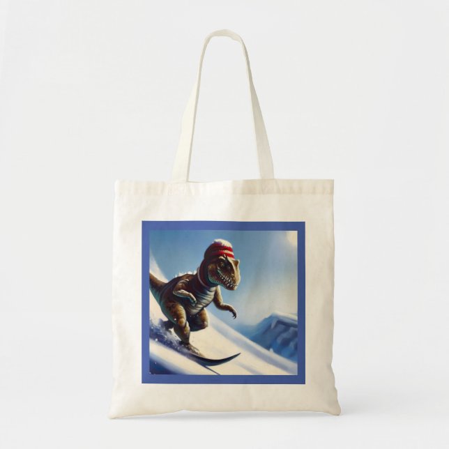 Bolsa Tote T Rex Snowboard (Frente)
