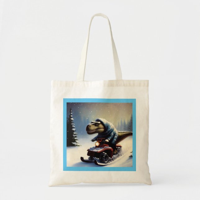 Bolsa Tote T Rex Snowmobile (Frente)