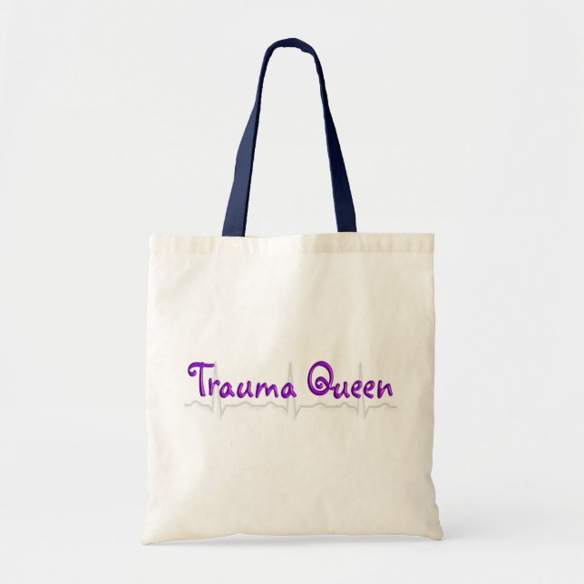 Bolsa Tote T-shirt e presentes de Queen traumatismo da (Frente)
