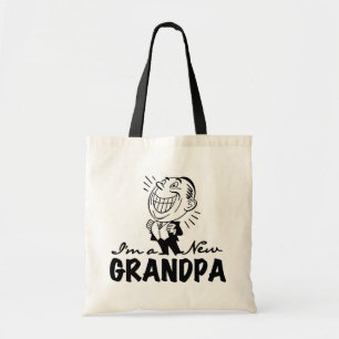 Bolsa Tote T-shirt e presentes novos de sorriso do vovô