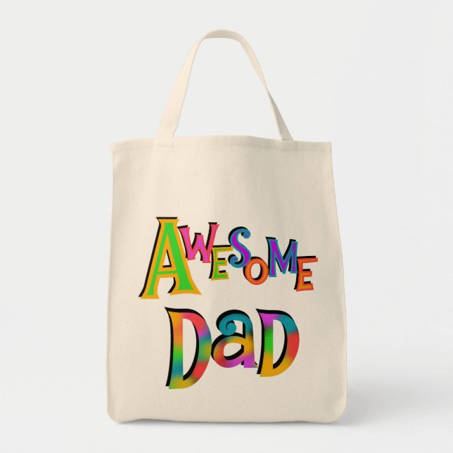 Bolsa Tote T-shirts e presentes Pais incríveis (Frente)