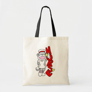 Bolsa Tote T-shirts e presentes para enfermeiros macacos-meia