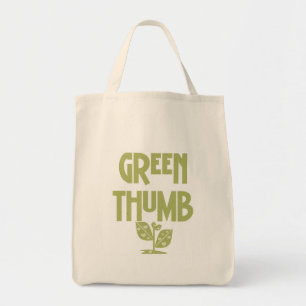 Bolsa Tote T-shirts e presentes para jardinagem do polegar ve
