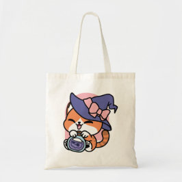 Bolsa Tote Tabby Witch Brew – Cute Halloween Cat Design