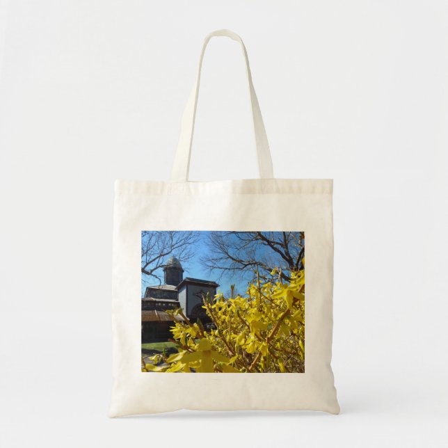 Bolsa Tote Tabernacle e Forsythia - Vineyard de Martha (Frente)