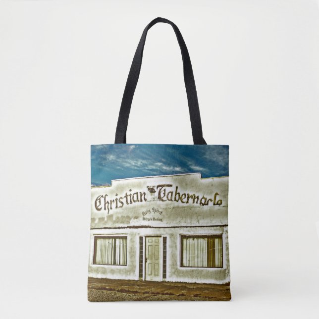 Bolsa Tote Tabernáculo Cristão Milagre de Cura do Espírito Sa (Frente)