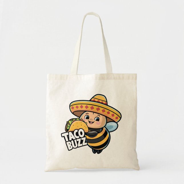 Bolsa Tote Taco Buzz Abelha (Frente)