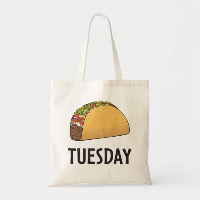 Bolsa Tote Taco Terça-feira (Frente)