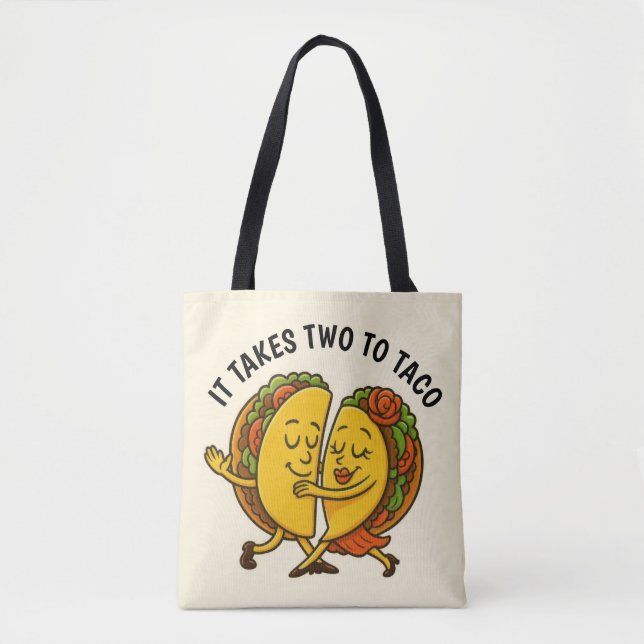 Bolsa Tote Tacos Dancing (Frente)
