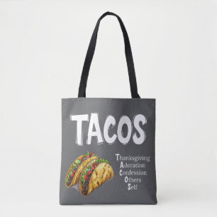 Bolsa Tote TACOS Prayer
