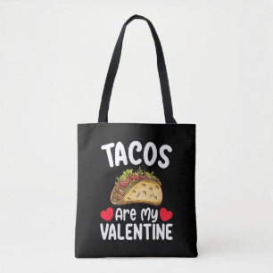 Bolsa Tote Tacos São O Meu Dia De São Valentim Amante De Comi