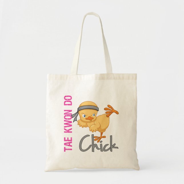 Bolsa Tote Tae Kwon faz o pintinho (Frente)