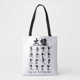 Bolsa Tote Tai Chi kung fu (夫 功)