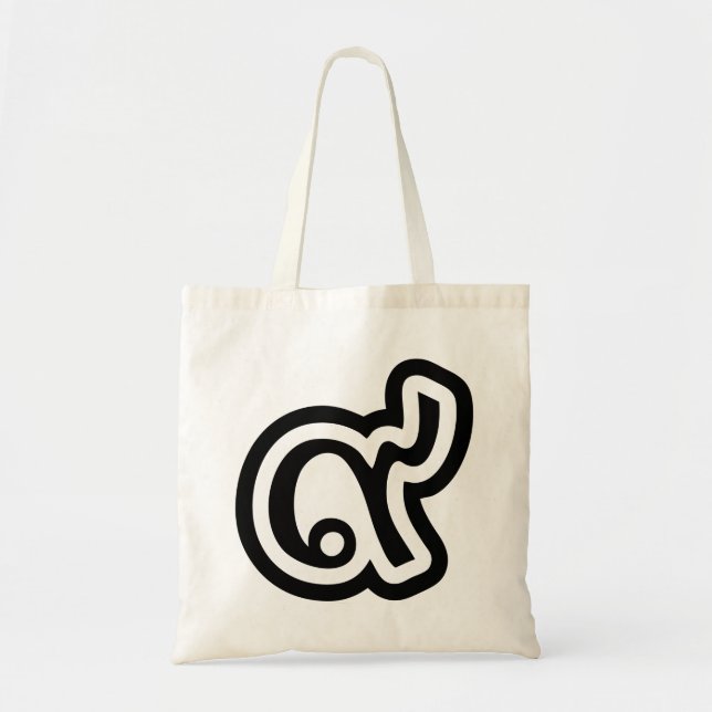 Bolsa Tote Tailândia Lucky Número 9 / Nove / ๙ (Gao/Kao) Tail (Frente)