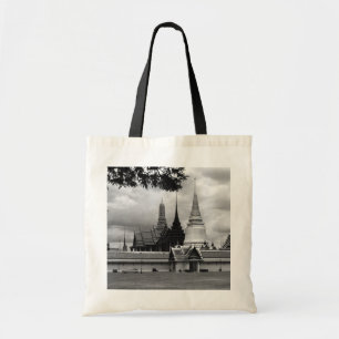 Bolsa Tote Tailândia Vintage Capela de Bangkok vista do Palác