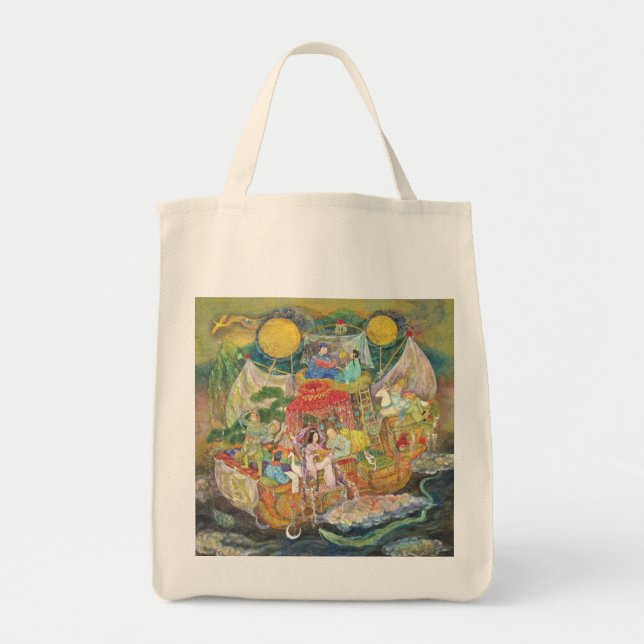 Bolsa Tote Takarabune: The Treasure Ship of Good Fortune  (Frente)