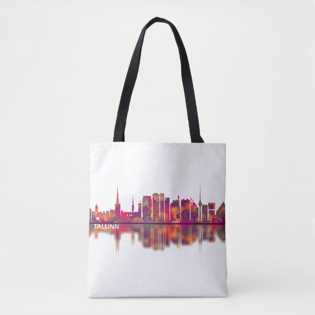 Bolsa Tote Tallinn Skyline (Frente)