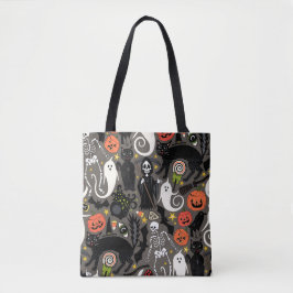 Bolsa Tote tambor retro halloween