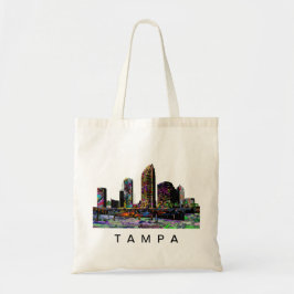 Bolsa Tote Tampa, Flórida em grafite
