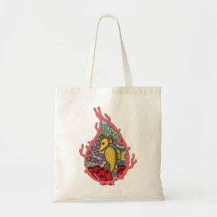 Bolsa Tote Tanga o Saco de Tote do Cavalo do Mar