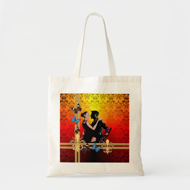 Bolsa Tote Tango no damask (Frente)