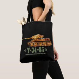 Bolsa Tote Tanque Médio Soviético T-34-85 Segunda Guerra Mund