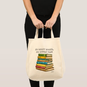 Bolsa Tote Tantos Livros, Tão Pouco Livro Do Tempo
