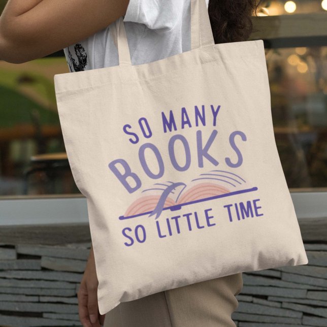 Bolsa Tote Tantos Livros Tão Pouco Tempo (Criador carregado)