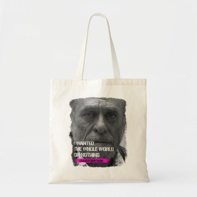 Bolsa Tote Tão Engraçado Charles Bukowski Presente Para Fãs D (Frente)