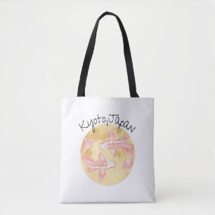 Bolsa Tote Tao Feng Shui Koi - Terra Ouro - Quioto, Japão