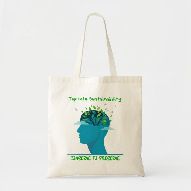 Bolsa Tote Tap Into Sustainability  (Frente)
