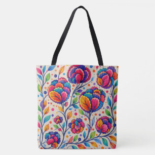 Bolsa Tote Tapeçaria Bloomwave