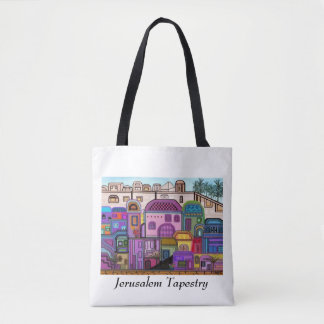 Bolsa Tote Tapeçaria de Jerusalem