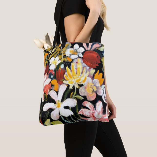 Bolsa Tote Tapete de Flores (Close Up)