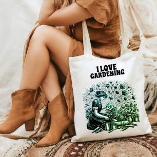 Bolsa Tote Tarde da Senhora do Jardim