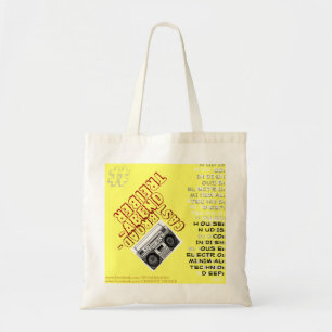 Bolsa Tote Tarde de onzeneiro saquinho rádio