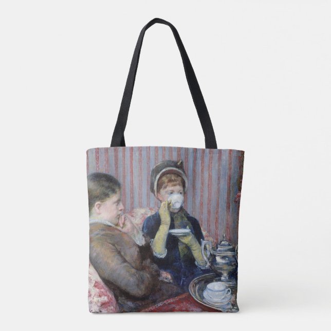 Bolsa Tote Tarde Tea, Mary Cassatt (Verso)