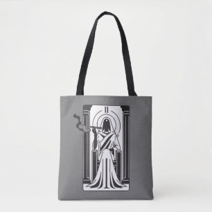 Bolsa Tote Tarot Alta Sacerdotisa Fumo de Maconha Oculto