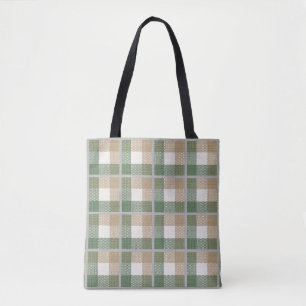 Bolsa Tote Tartan