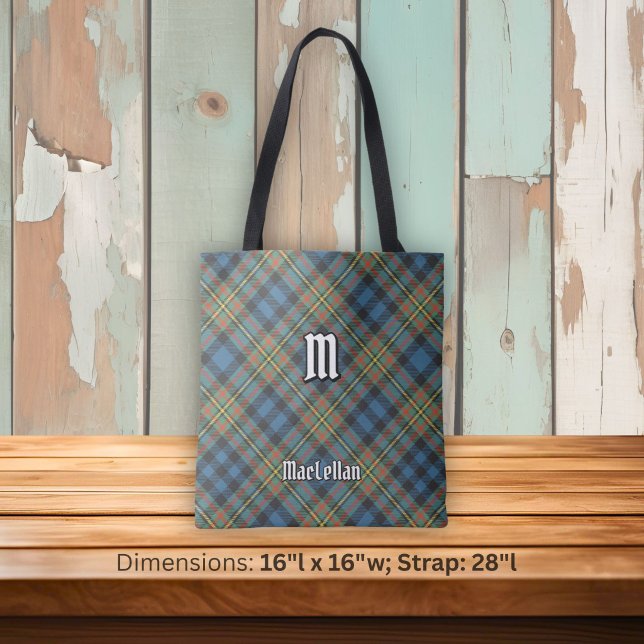 Bolsa Tote Tartan Antigo do Clã MacLellan (Criador carregado)